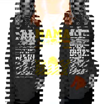 Mama Of The Birthday Boy Construction Truck Women Sweatshirt | Seseable FR