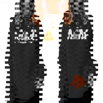 Mama Birthday Pizza 1St Birthday Pizza Family Matching Women Sweatshirt | Seseable UK