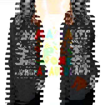 Mama Of The One-A-Saurus 1St Birthday Boy Dinosaur Women Sweatshirt | Seseable FR