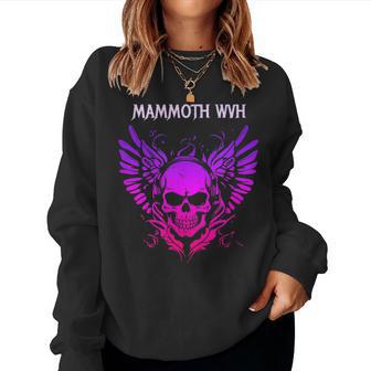 Mammoth Music Wvh Vintage Skull For Women Women Sweatshirt - Thegiftio UK