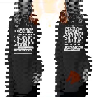 Marching Band Security Aka Band Parent Band Mom Dad Women Sweatshirt - Thegiftio