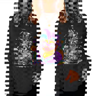 Mardi Gras Rubber Duck Costume Louisiana Mardi Gras Carnival Women Sweatshirt | Seseable CA