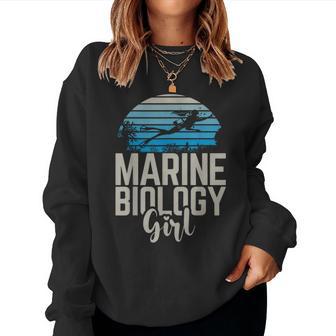 Marine Biologist Girl Marine Biologist Women Sweatshirt - Thegiftio UK