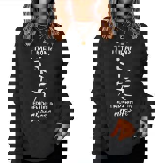 It Means Friendship In Chinese Sarcasm Meme Sarcastic Women Sweatshirt - Thegiftio