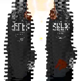 Medellín Colombia Cuello Sudadera Mujer - Regaloses