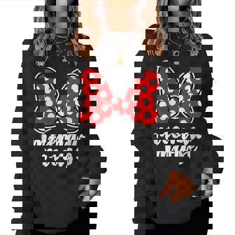 Meemaw Mouse Family Vacation Bow Women Sweatshirt - Thegiftio