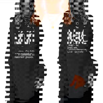 Mémé Fete Des Meres Idée Drole Pour Grand-Mère Mémé Sweat-shirt pour femme - Cadeauxyz