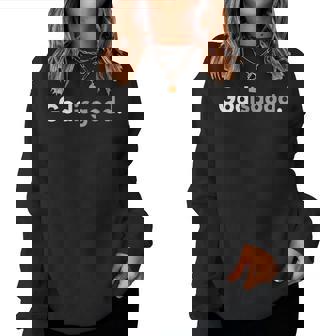 Minimalist Christian God Is Good Women Sweatshirt | Mazezy