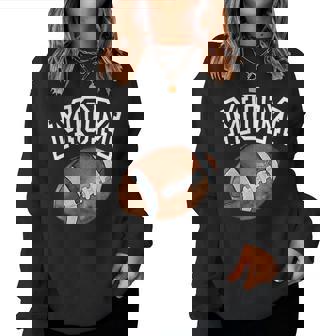 Mom Of The 1 Year Old Football Birthday Boy Family Matching Women Sweatshirt | Seseable FR