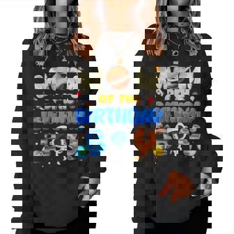 Mom Of The Birthday Boy Two The Moon Space Family Matching Women Sweatshirt | Seseable FR