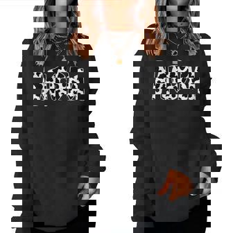 Mom 牛柄 牛柄 母の日 レディーススウェットシャツ - Kawaiitshirt