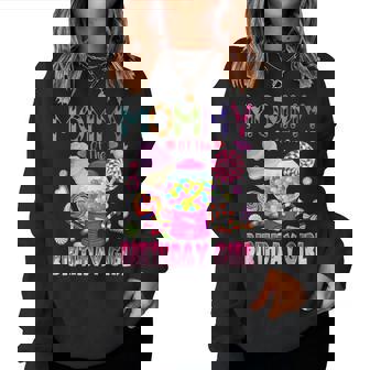 Mommy Of The Birthday Girl Candyland Candy Birthday Women Sweatshirt - Monsterry