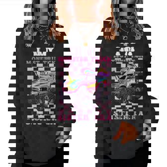 In My Monster Truck Sister Era Monster Truck Mom Lover Women Sweatshirt | Seseable FR