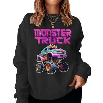 Monster Trucks Are My Jam Monster Truck Boy Toddlers Women Sweatshirt - Thegiftio UK