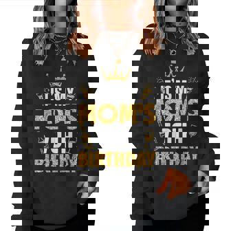 Mother Mommy It's My Mom's 70Th Birthday 1955 70 Years Old Women Sweatshirt | Mazezy