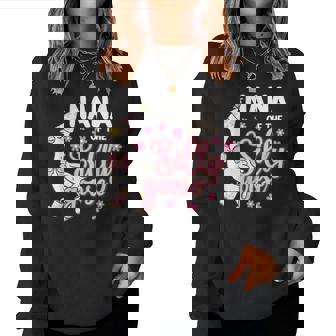 Nana Of The Silly Goose 1St First Birthday Family Matching Women Sweatshirt - Monsterry