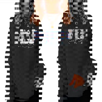 Nicu Nurse Baby Blanket Neonatal Intensive Care Unit Nursing Women Sweatshirt - Thegiftio