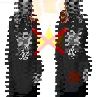 No Kings Patriotic Liberty Women Sweatshirt | Mazezy