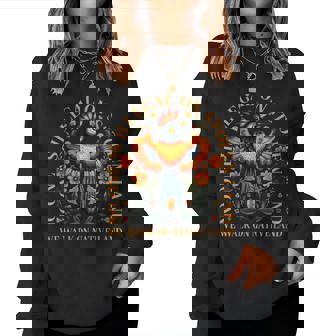 No One Is Illegal On Stolen Land We Walk On Native Land Women Sweatshirt - Monsterry