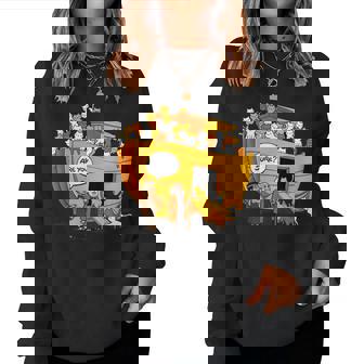 Noah's Ark Cats Breeds Religious Christian Cat Lover Bible Women Sweatshirt | Seseable FR