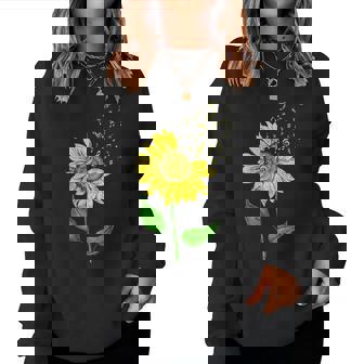 Note De Musique En Forme De Tournesol Pour Amateur De Musique Sweat-shirt pour femme - Cadeauxyz