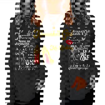 November Woman Girl Leopard High Heels It's My Birthday Women Sweatshirt - Seseable