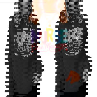 Nurse Case Manager Appreciation Nurse Case Management Women Sweatshirt | Seseable UK