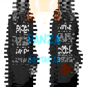 Omo De Panza Omo Deostanza Fraseimpatica Aforismi Romani Women Sweatshirt - Novitaregali