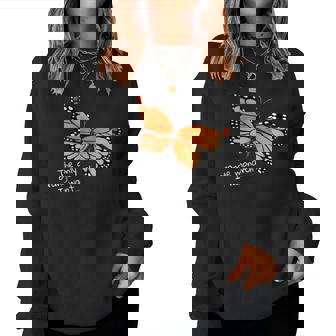 The Only Orange Monarch I Want Butterfly Political Women Sweatshirt | Seseable CA