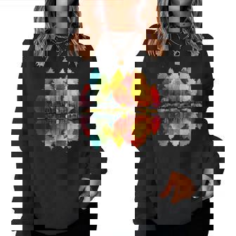 Outdoor Autumn Season Fall Leaves Forest Trees Nature Tree Women Sweatshirt | Seseable CA