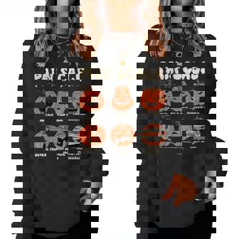 Pain Scale Spooky Pumpkin Fall Halloween Trauma Nurse Triage Women Sweatshirt - Monsterry