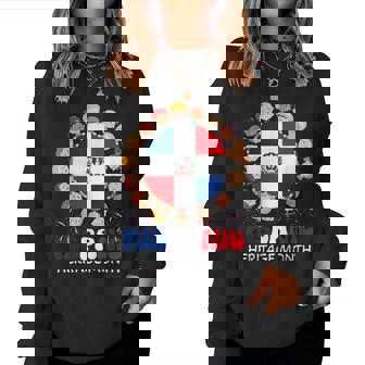 Hispanic Heritage Month Dominican Flag Dominicana Boy & Girl Women Sweatshirt - Monsterry
