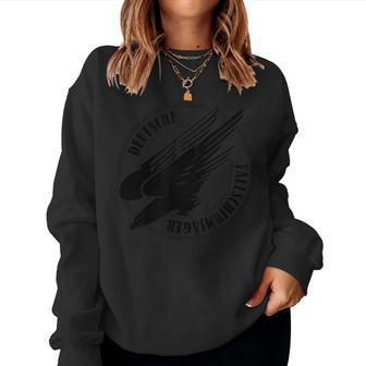 Paracaidista Alemana Ww2 Fallschirmjagerometido Sudadera Mujer - Regaloses
