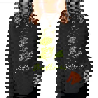 Partitions Musicales Compositeur Allemand Musique Classique Beethoven Sweat-shirt pour femme - Cadeauxyz