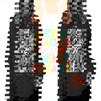 Pe Teacher Back To School Physical Education Gym Teachers Women Sweatshirt - Thegiftio