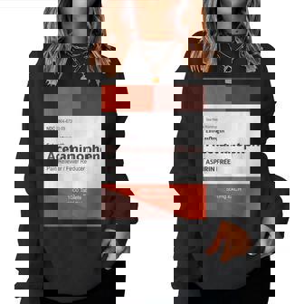 Pharmacy Medical Halloween Costume Nurse Propofol Matching Women Sweatshirt | Mazezy