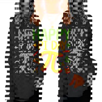 Pi Day Math Teacher March 14Th Happy Pi Day 314 Pi レディーススウェットシャツ - Kawaiitshirt