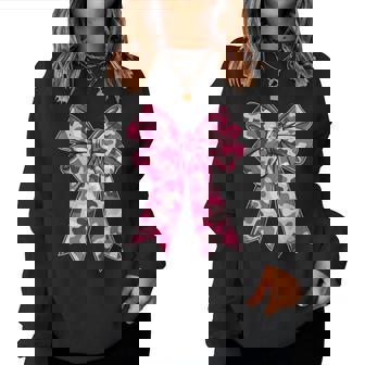 Pink Camouflage Coquette Bow Girls Hunting Cute Camo Women Sweatshirt | Seseable CA