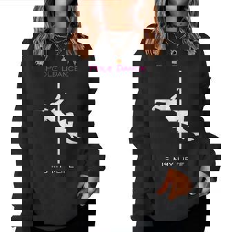 Pole Dance Figureilhouette Fille Accessoires D'entraînement Sweat-shirt pour femme - Cadeauxyz