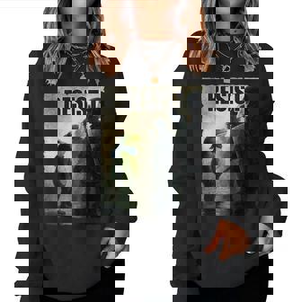 Portland Frog Protest Frog For And Women Women Sweatshirt | Mazezy