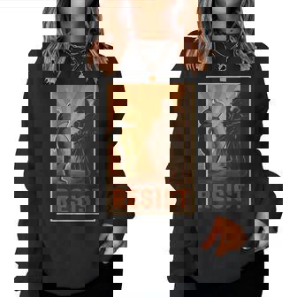 Portland Frog Protest For And Women Women Sweatshirt | Mazezy