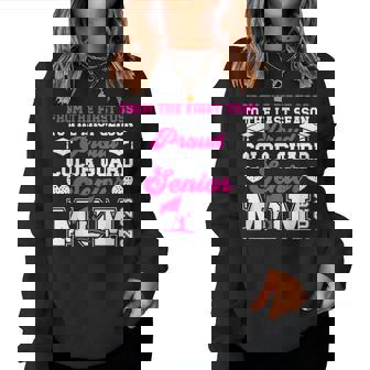 Proud Color Guard Senior Mom 2026 Senior Color Guard Mama Women Sweatshirt | Seseable CA