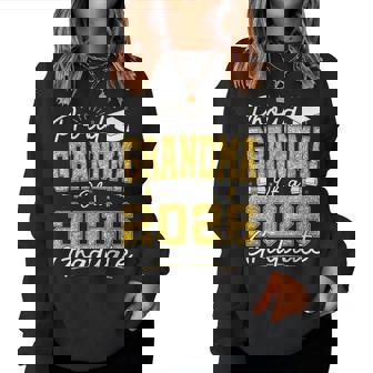 Proud Grandma Of A 2026 Graduate Senior 2026 Grad Family Women Sweatshirt | Seseable CA