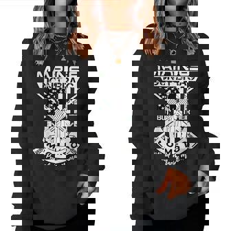 Proud Marine Mama For Mom Marines Dont But Their Moms Do Mil Women Sweatshirt | Mazezy