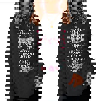 Proud Mom Of Two Awesome Girls 2 Daughters Mother's Day Women Sweatshirt - Thegiftio