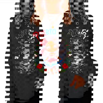 Puerto Rican Girl Culture Pride Cute Girl Traditional Dress Women Sweatshirt - Thegiftio