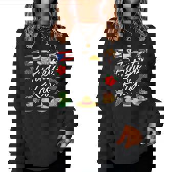 Puerto Rico Culture Coffee Food Coqui Island Heritage Vibe Women Sweatshirt | Seseable FR