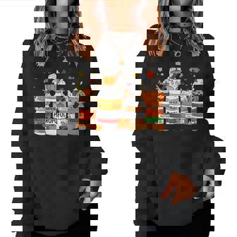 Pumpkin Spice Propofol Ativan Versed Haldol Halloween Nurse Women Sweatshirt - Monsterry