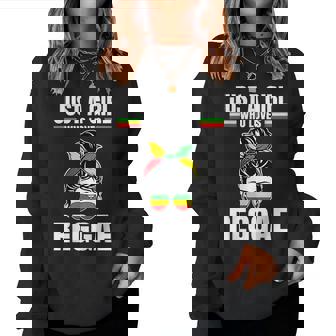 Rastafari Girl Festival Musique De Concert Rasta Jamaïque Sweat-shirt pour femme - Cadeauxyz