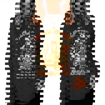 Read More Books Ghost Reading Book Teacher Halloween Women Sweatshirt - Seseable